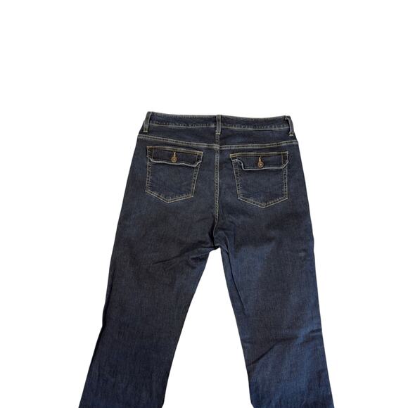 Lee Women's Size 16 Long Slender Secret Lower on the Waist Denim Jeans #3442 - Picture 3 of 8